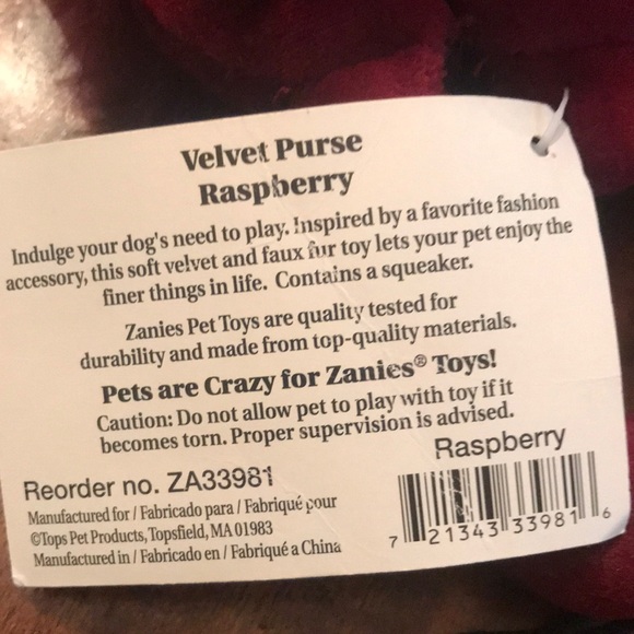 Dog Plush Toy NWT by Zanies - Picture 6 of 7